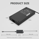 170W Lenovo ThinkPad T440p W541 W540 charger, 20V 8.5A, square tip