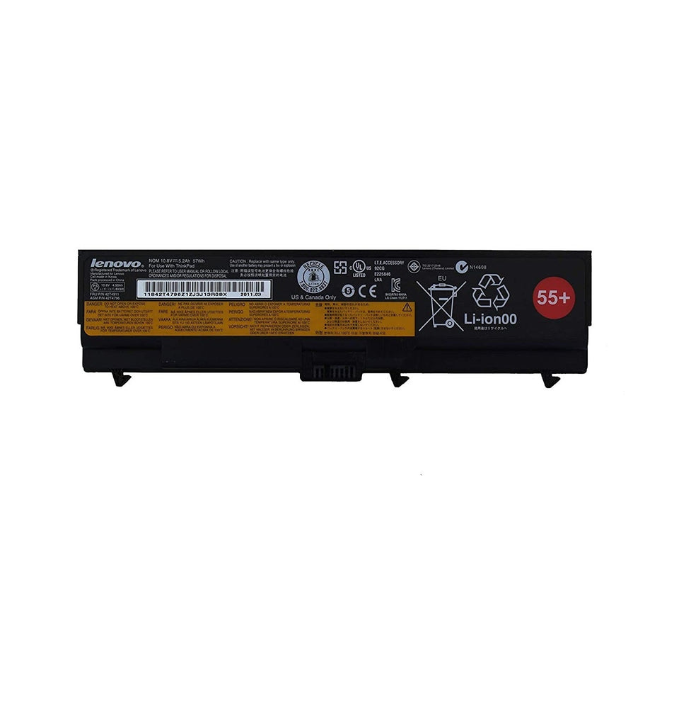 Lenovo 55+ 6 Cell ThinkPad T410 T420 T520 FRU 42T4911 Replacement Laptop Battery - JS Bazar