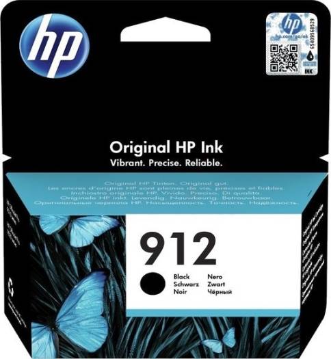 HP 912 Black Original Ink Cartridge - Black : 3YL80AE Cartridges JS Bazar