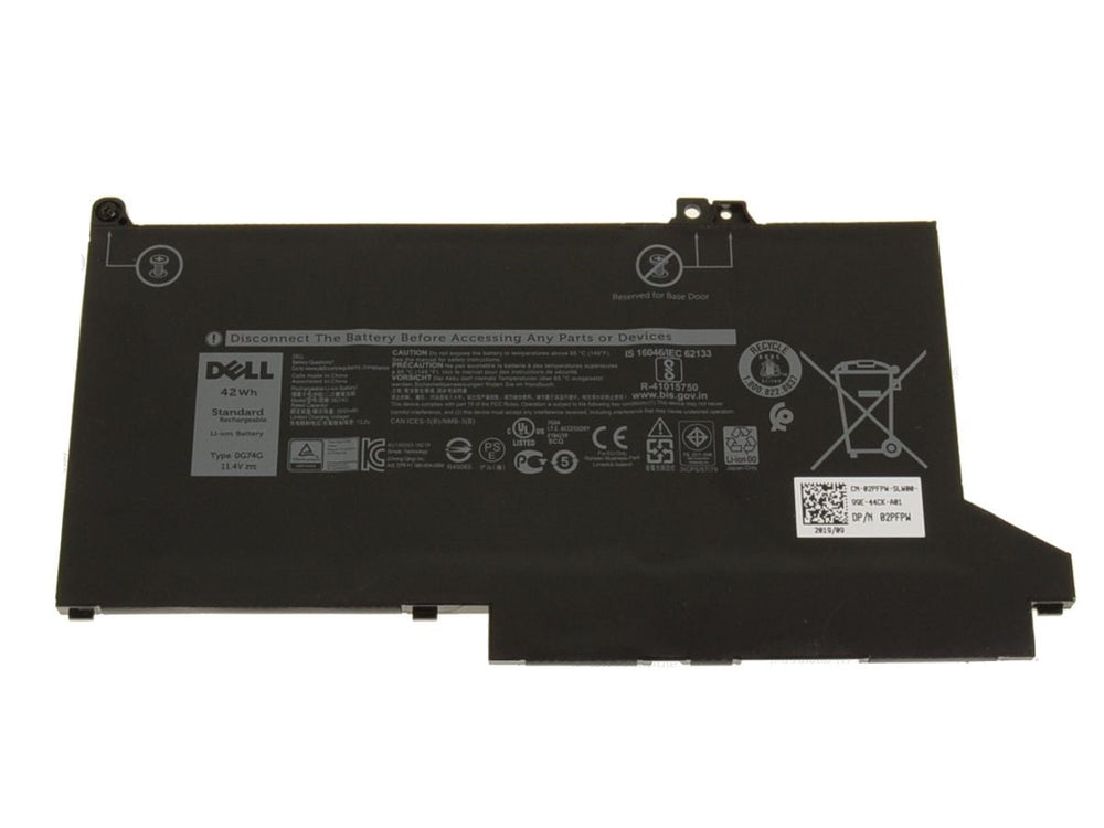 Replacement 0G74G Dell  Latitude 5300/7300/7400, Latitude 3-Cell 42Wh Replacement Laptop Battery - JS Bazar