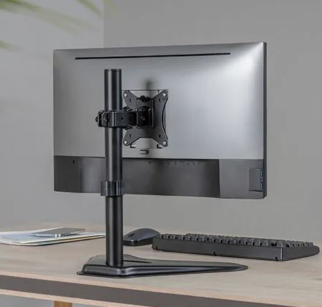 single-monitor steel articulating monitor stand | 91-ldt66t01 - JS Bazar