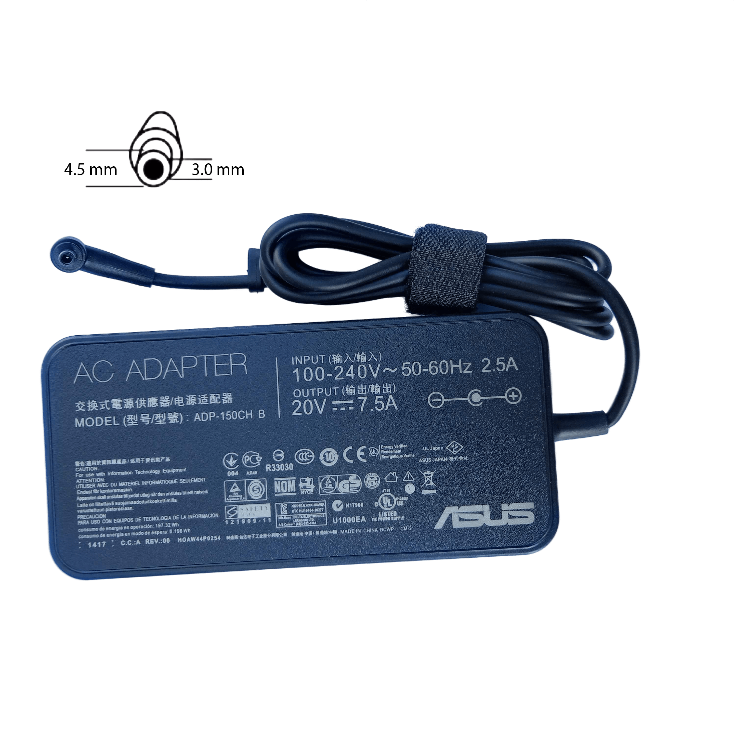 150W Asus ROG Strix A17-150P1A A17150P1A, Zenbook Pro 15UX580GD, G73SW G73 Laptop Asus Charger Adapter Laptop Charger JS Bazar