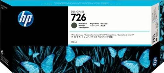 HP 726 300-ml Matte Black DesignJet Ink Cartridge : CH575A Cartridges JS Bazar