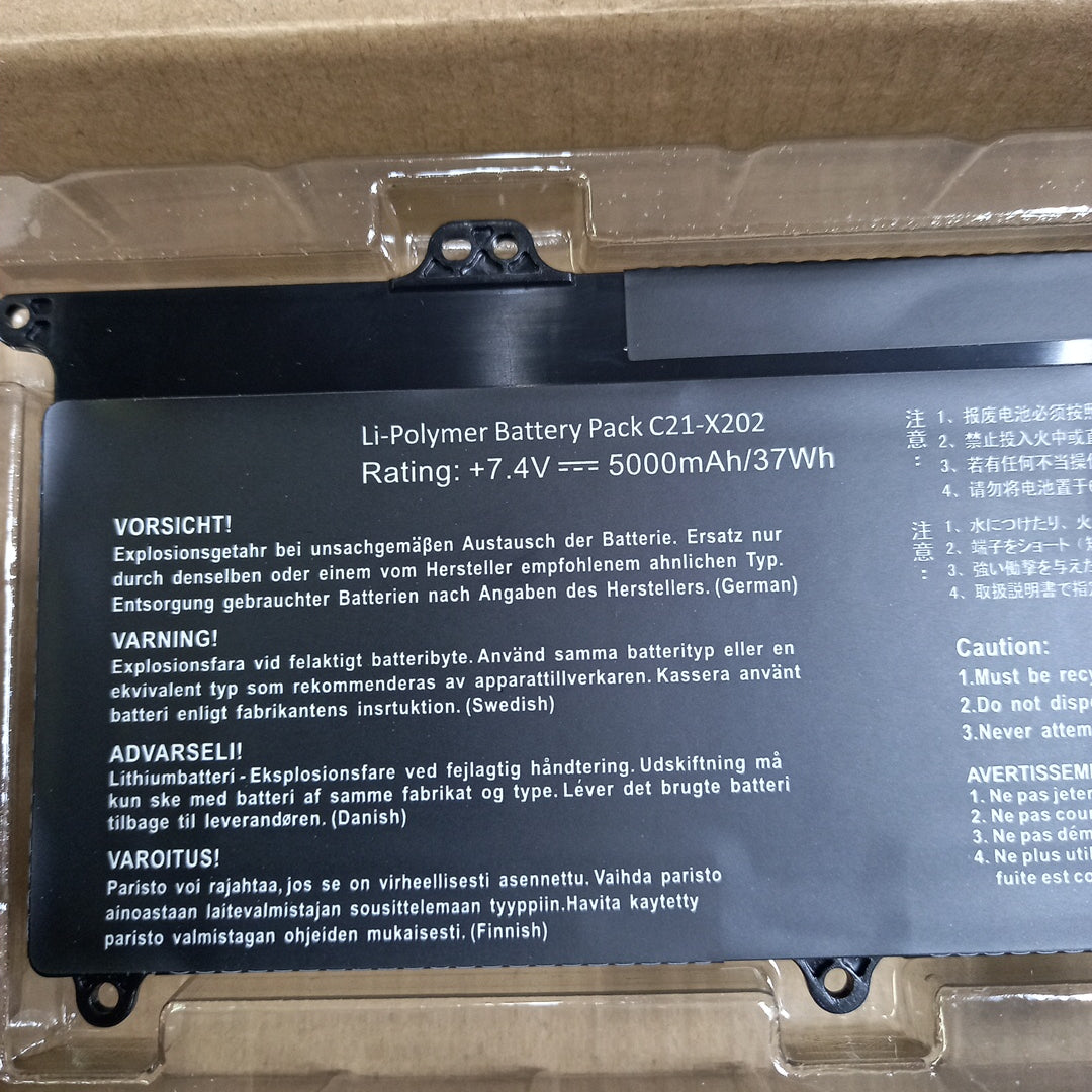 C21-X202 Asus Vivobook X202 X201 X201E X202E S200 S200E S200E-CT209H S200l3217e Asus Laptop Battery Laptop Batteries JS Bazar
