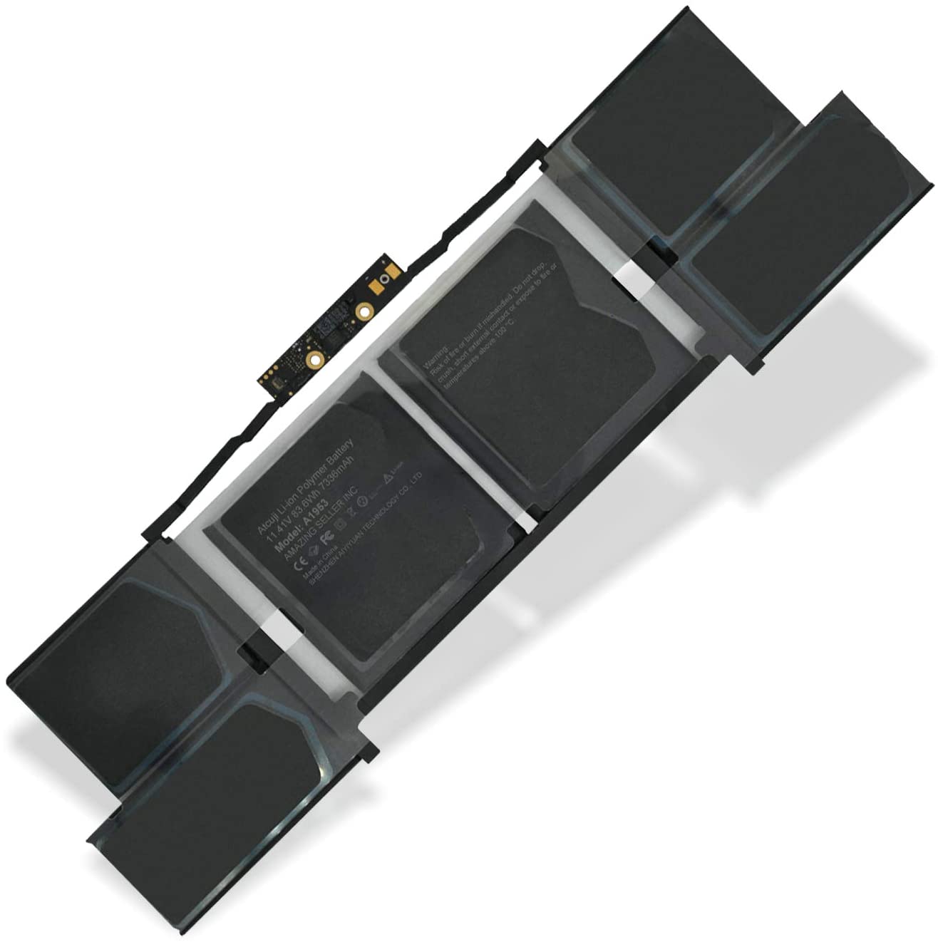 Apple MacBook Pro 15 Battery 83.6Wh A1953 Mid 2018 2019 Apple MacBook Pro 15" A1990 EMC 3215 EMC 3359 MR932LL-A MR942LL-A Laptop Batteries JS Bazar