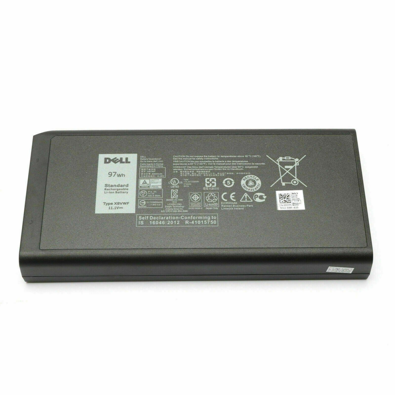 Original 97Wh Dell Latitude 14 RUGGED 7404, Latitude 14 RUGGED EXTREME 7404, 4XKN5 X8VWF YGV51 Dell Laptop Battery Laptop Batteries JS Bazar