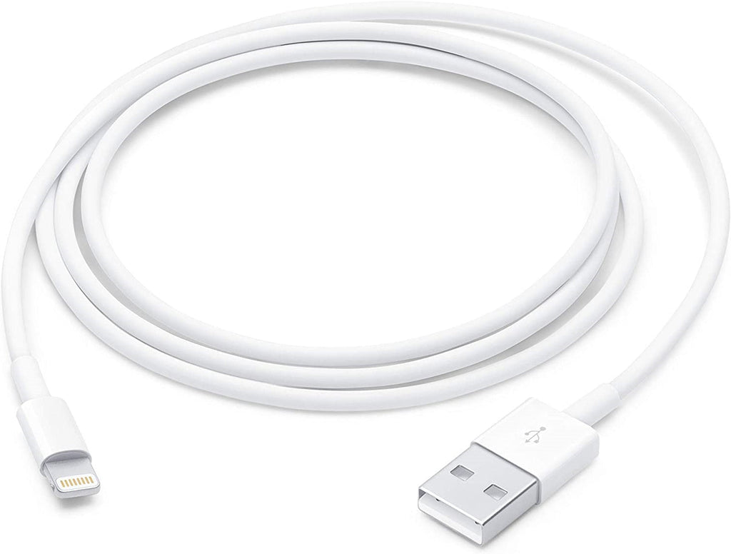 Lightning Cable for iPhone & iPad (1 Meters) - White Power Adapter & Charger Accessories JS Bazar