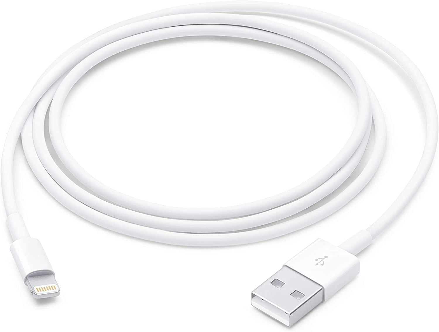 Lightning Cable for iPhone & iPad (1 Meters) - White Power Adapter & Charger Accessories JS Bazar