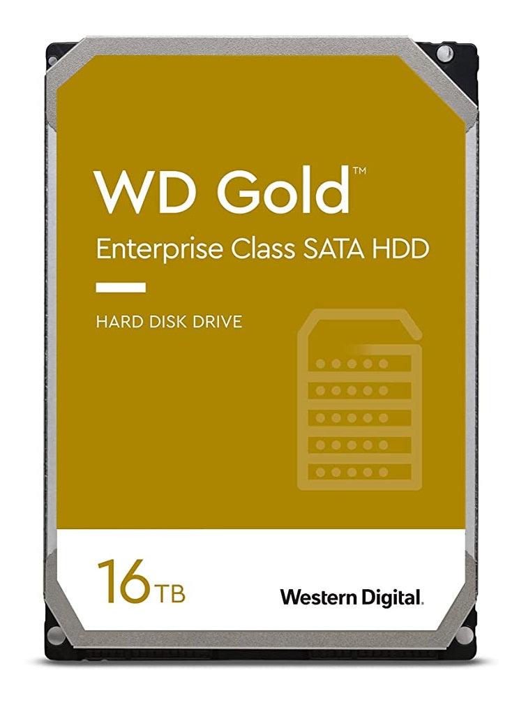 Western Digital 16TB WD Gold Enterprise Class Internal Hard Drive - 7200 RPM Class, SATA 6 Gb/s, 512 MB Cache, 3.5" | WD161KRYZ Hard Drives JS Bazar