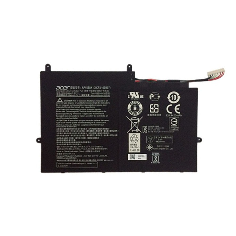 AP15B8K Acer Laptop Battery for Acer Aspire Switch 12 S SW7-272-M6S5 Laptop Batteries JS Bazar