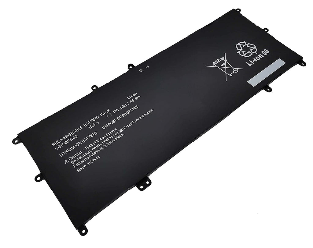 Sony VAIO SVF14N19SGB, BPS40 VGP-BPS40 3170mAh 4 cells Sony VAIO Laptop Battery Laptop Batteries JS Bazar