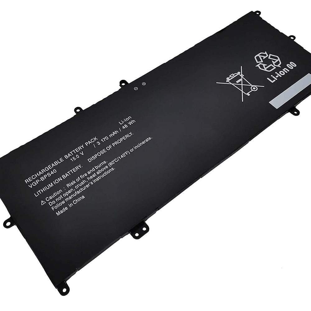 Sony VAIO SVF14N19SGB, BPS40 VGP-BPS40 3170mAh 4 cells Replacement Laptop Battery - JS Bazar