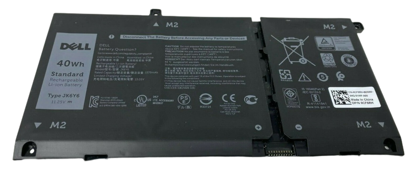 11.25V 40Wh C5KG6, Original JK6Y6 Dell Latitude 15 3510, Inspiron 13 5301, Inspiron 15 5000 Dell Inspiron Laptop Battery Laptop Batteries JS Bazar