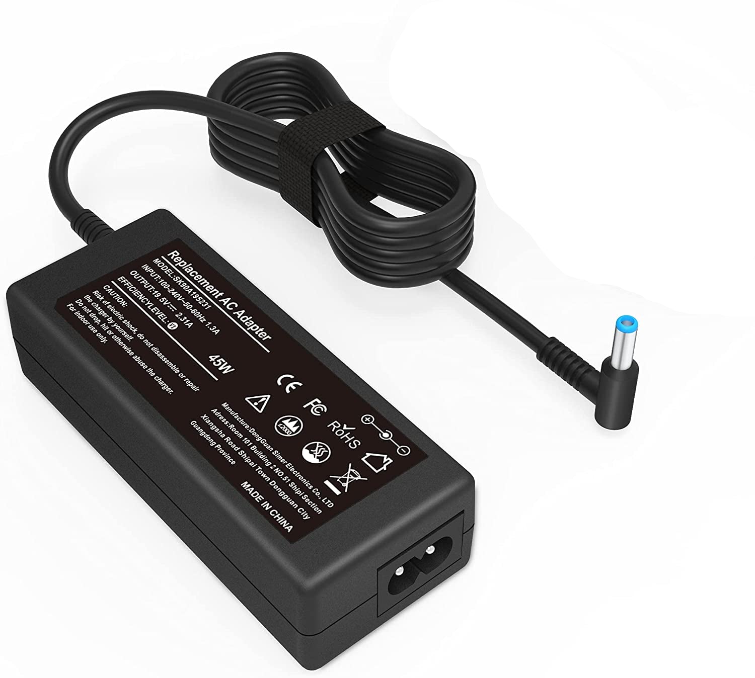 45W HP charger for HP Pavilion X360, Spectre 13 Laptop Adapter Power Adapter & Charger Accessories JS Bazar