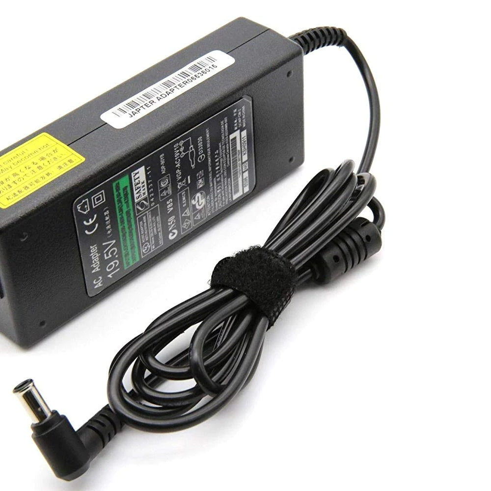 92W Replacement Vaio 19.5V, 4.7A for PCG,VGN,VGP Series Laptop Adapter - JS Bazar