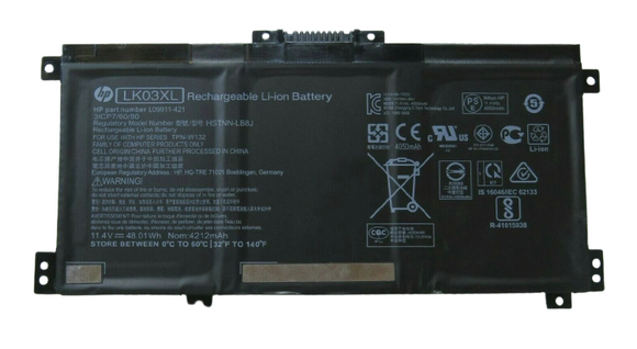Original LK03XL HP Envy X360 15-BQ101TU, Envy X360 15-CN0001NH Laptop battery