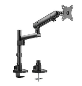 Aluminum slim pole-mounted spring-assisted monitor arm | 91-ldt20c012p - JS Bazar