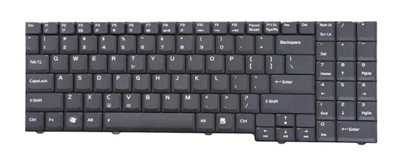 ASUS EEE PC 1015 with Frame Black Replacement Laptop Keyboard Laptop Keyboard JS Bazar