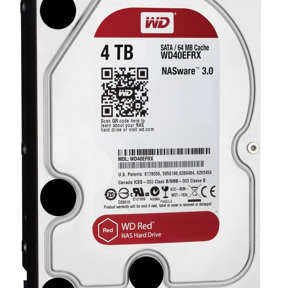 WD Red Plus 4TB NAS Hard Disk Drive - 5400 RPM Class SATA 6Gb/s, CMR, 128MB Cache, 3.5 Inch | WD40EFZX-68AWUN0 - JS Bazar