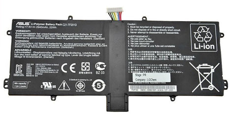 C21-TF201P Asus Eee Transformer Pad Prime TF201-1B002A 25Wh Replacement Laptop Battery