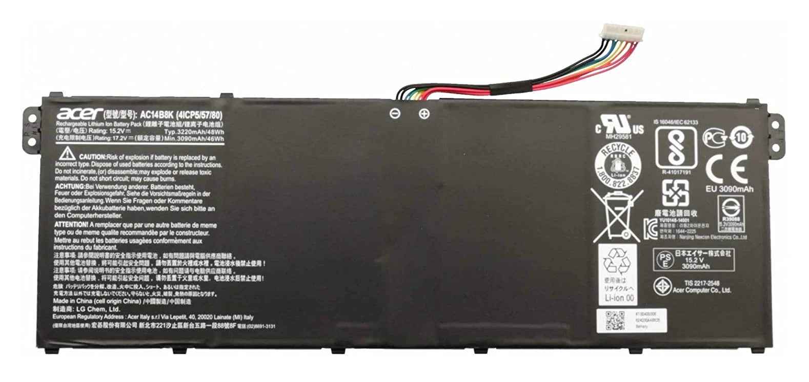 Acer Aspire V3-371 Acer Laptop Battery Laptop Batteries JS Bazar