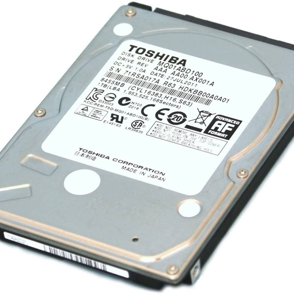 Toshiba 1TB 5400RPM SATA3/SATA 6.0 GB/s 8MB Notebook Hard Drive (2.5 inch)- MQ01ABD100 - JS Bazar