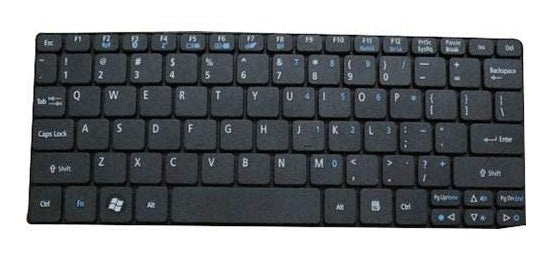 Acer Aspire One D255 - 532 - NAV51 BLACK Black Replacement Laptop Keyboard - JS Bazar