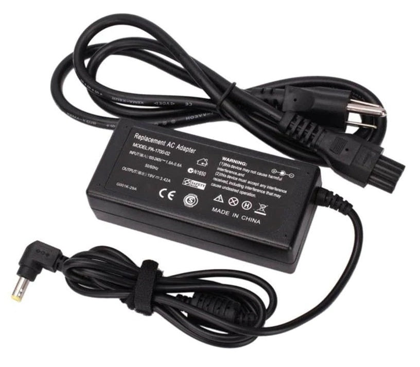 65W Laptop Adapter for LENOVO ThinkPad 1700 /19V 3.42A (5.5mm*2.5mm) - JS Bazar