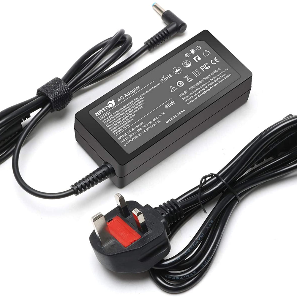 HP notebooks 65W adapter with a 4.5mm connector - JS Bazar