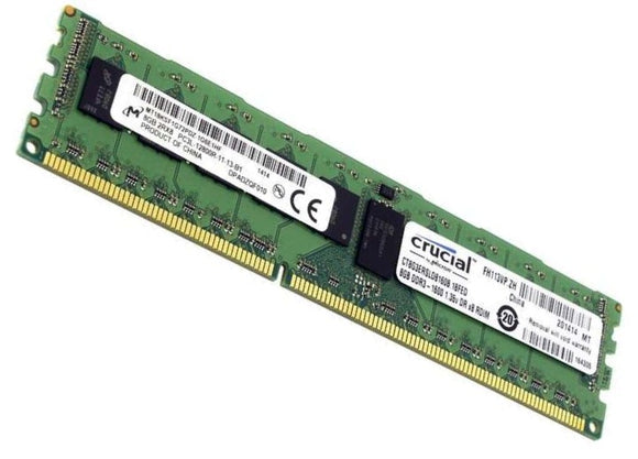 Crucial 8GB DDR3 1600 MHz ECC RDIMM for Server Memory | CT8G3ERSLD8160B RAM JS Bazar