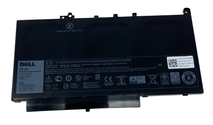 Replacement 7CJRC Dell Latitude E7470 E7270 42Wh 11.4V PDNM2 Replacement Laptop Battery - JS Bazar