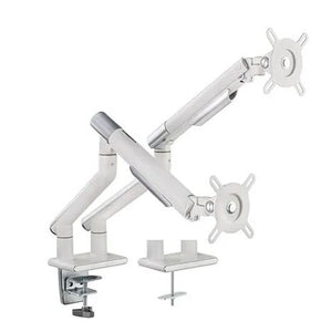 premium aluminum spring-assisted dual monitor arms | 91-ldt49c024 - JS Bazar