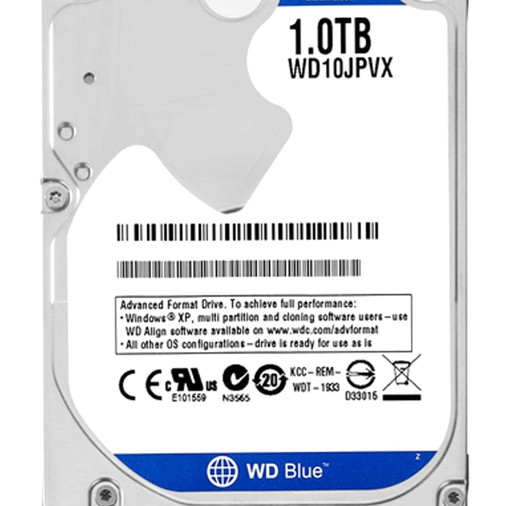 Western Digital 1TB Scorpio Blue 5400 RPM 8MB Cache SATA 3.0Gb/s 2.5 Internal Notebook Hard Drive Bare Drive | WD10JPVX-22JC3T0 - JS Bazar