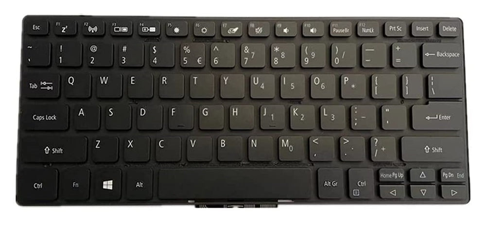 Laptop Keyboard For ACER Aspire Spin 1 N17H2 SP111-31 SP111-31N SP111-32N SP111-33 SP111-34N Black - JS Bazar