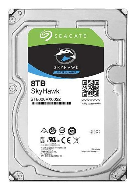 Seagate 8TB SkyHawk Surveillance Hard Drive - SATA 6Gb/s 256MB Cache 3.5-Inch Internal Drive | ST8000VX0022 - ST8000VX004 - JS Bazar