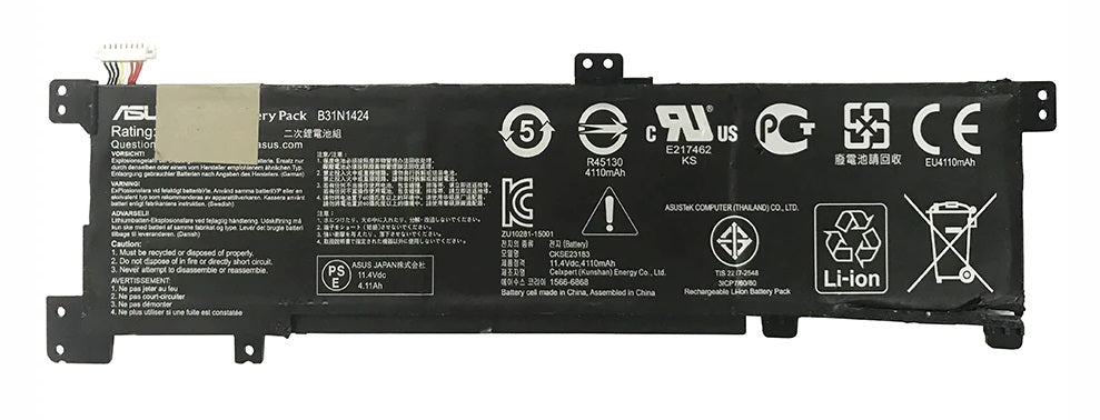 B31N1424 Asus A401UB, A401UQ, A401UQ-FA123T, K401LB, K401UQ Replacement Laptop Battery - JS Bazar