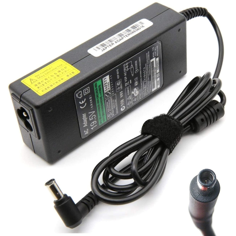 92W Replacement Laptop AC Power Adapter Supply for Sony Model PCG-FR130 19.5V/4.7A (6.5mm*4.4mm) - JS Bazar