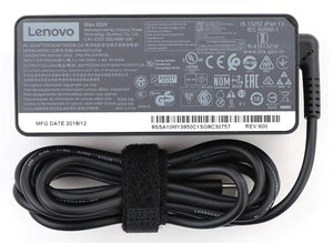 20V 3.25A 65W USB Type C Ac Power Replacement Adapter Charger for Lenovo Thinkpad X1 Carbon Yoga 5 X270 X280 T580 P51s P52s E480 E470 Laptop - JS Bazar