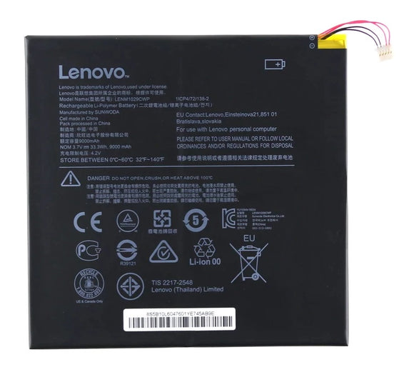 33.3Wh LENM1029CWP Lenovo MIIX310 Series Tablet 5B10L60476 1ICP4/72/138-2 Replacement Laptop Battery