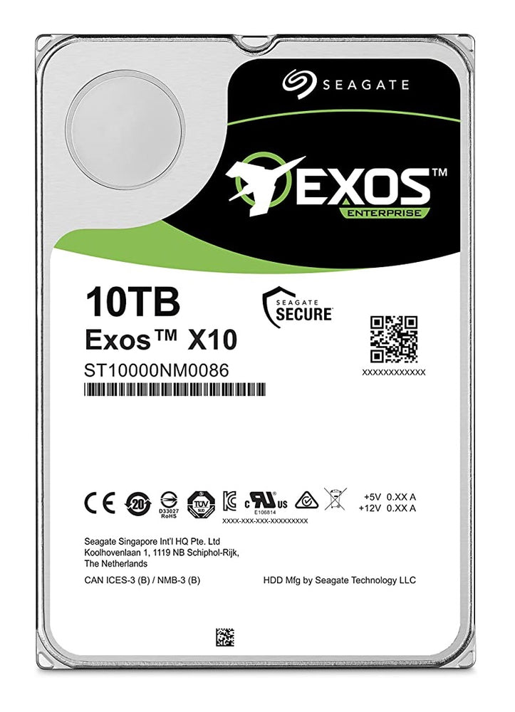 Seagate Exos X10 10TB 512e SATA 6Gb/s 7200 RPM 3.5-Inch Enterprise Internal Hard Drive (HDD) | ST10000NM0086 - JS Bazar