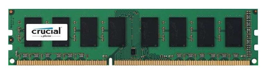 Crucial 2GB Single DDR3 1600 MT/s PC3-12800 CL11 Unbuffered UDIMM 240-Pin Desktop Memory Module | CT25664BA160BJ - JS Bazar