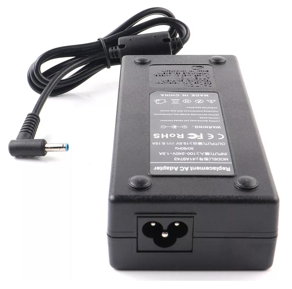 Replacement HP notebooks 120W adapter with a 4.5mm connector Blue Pin Power Adapter & Charger Accessories JS Bazar