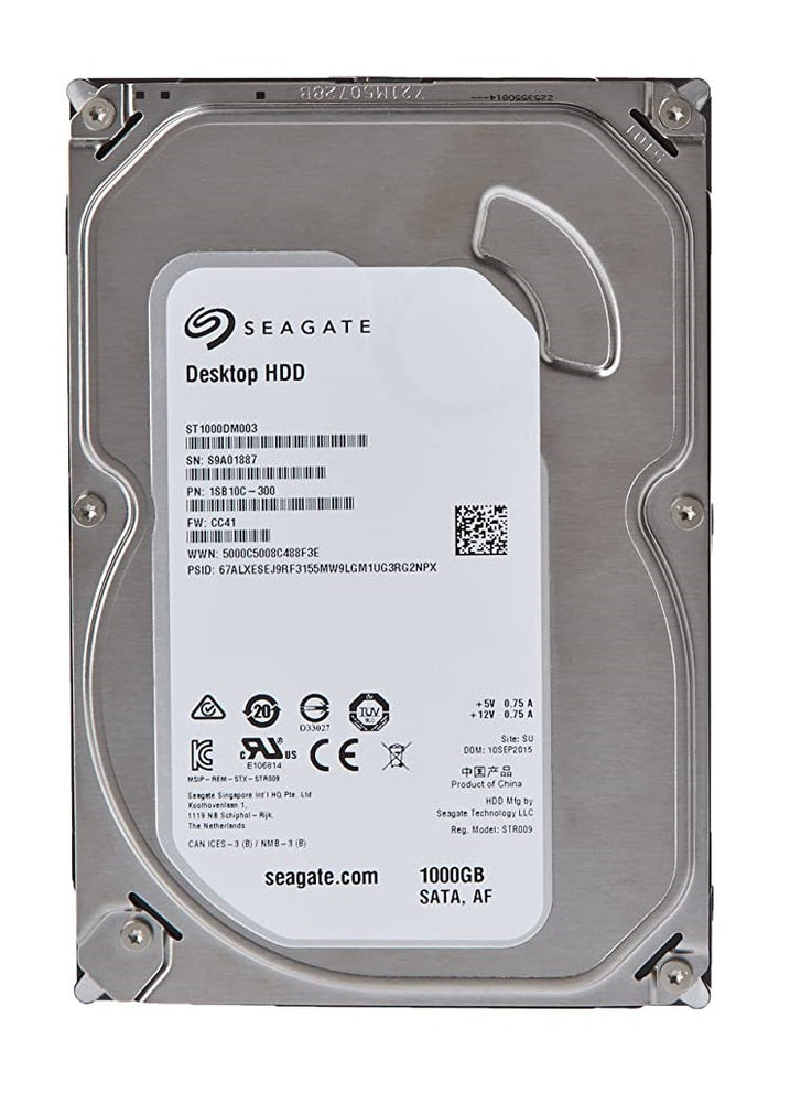Seagate 1TB Desktop HDD SATA 6Gb/s 64MB Cache 3.5-Inch Internal Bare Drive | ST1000DM003 - JS Bazar