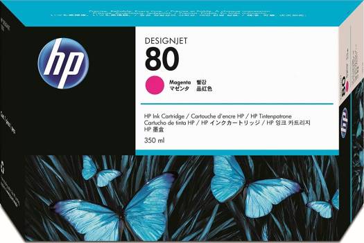 HP 80 350-ml Magenta DesignJet Ink Cartridge : C4847A Cartridges JS Bazar