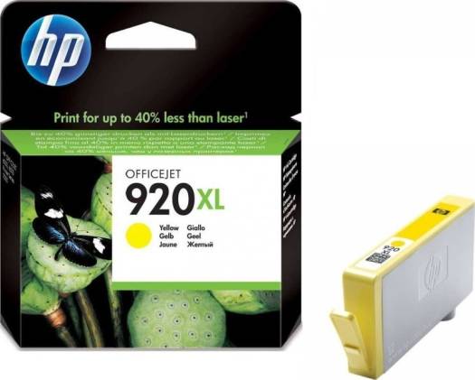 HP 920XL High Yield Yellow Original Ink Cartridge : CD974AE Cartridges JS Bazar