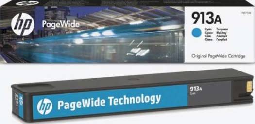 HP 913A Cyan Original PageWide Cartridge : F6T77AE Cartridges JS Bazar