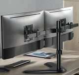 pole mount dual-screen monitor stand | 91-ldt57t02 Desktop Mount JS Bazar