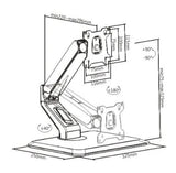 touch screen monitor desk stand | 91-ldt35t01 Desktop Mount JS Bazar