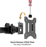 pole mount dual-screen monitor stand | 91-ldt57t02 Desktop Mount JS Bazar