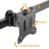 pole mount dual-screen monitor stand | 91-ldt57t02 Desktop Mount JS Bazar